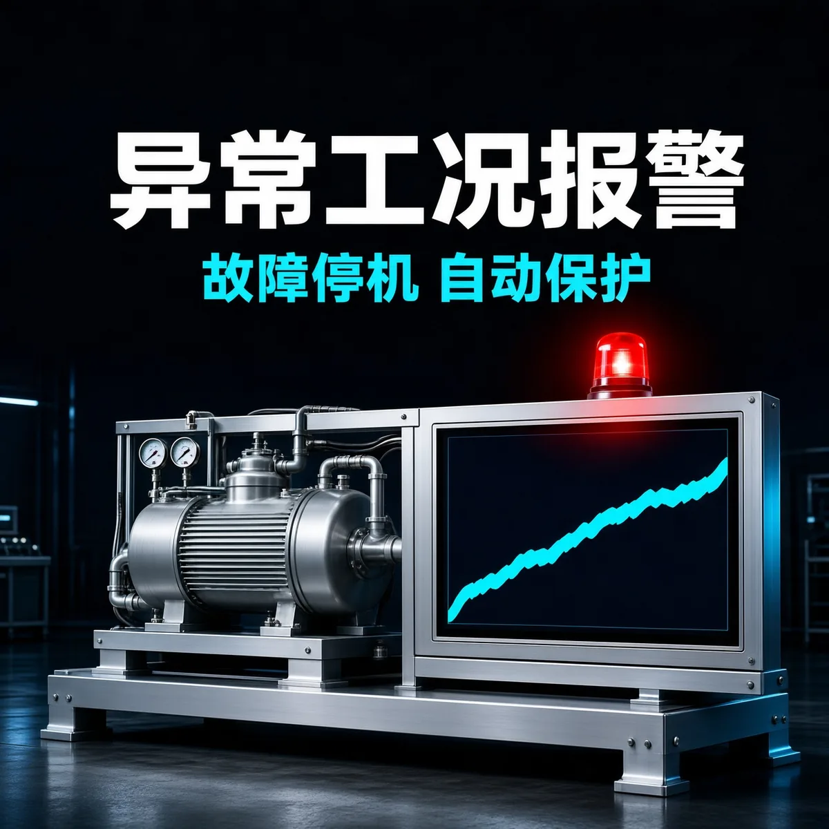 耐久试验监控系统_压缩机试验台实时曲线监控画面